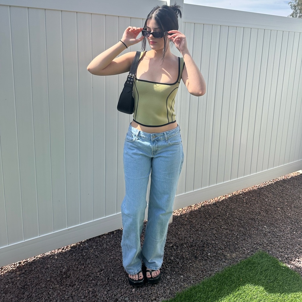 🫒🍵OLIVE SPORTS TOP🍵🫒